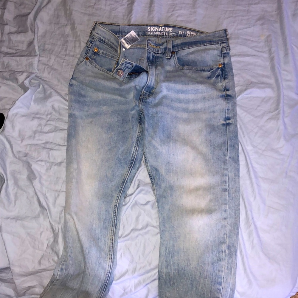 Light blue jeans
